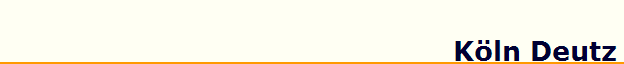 Köln Deutz