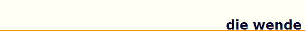 die wende