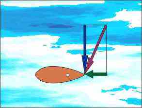 relativer Wind, das Resultat