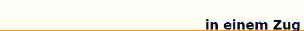 in einem Zug